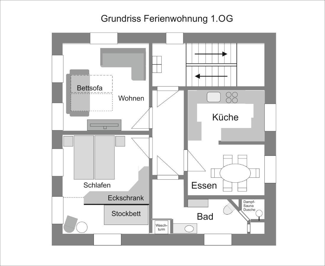 Ferienwohnungen Im Fuerstenland Gossau  Esterno foto